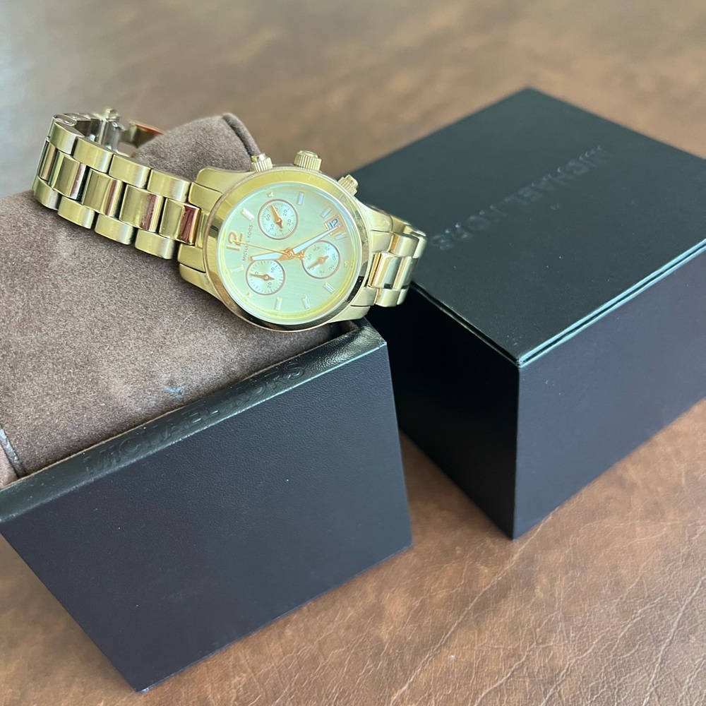 Gold Chronograph Women’s Watch